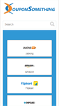Mobile Screenshot of couponsomething.com